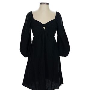 LOFT Black Long Sleeve Dress